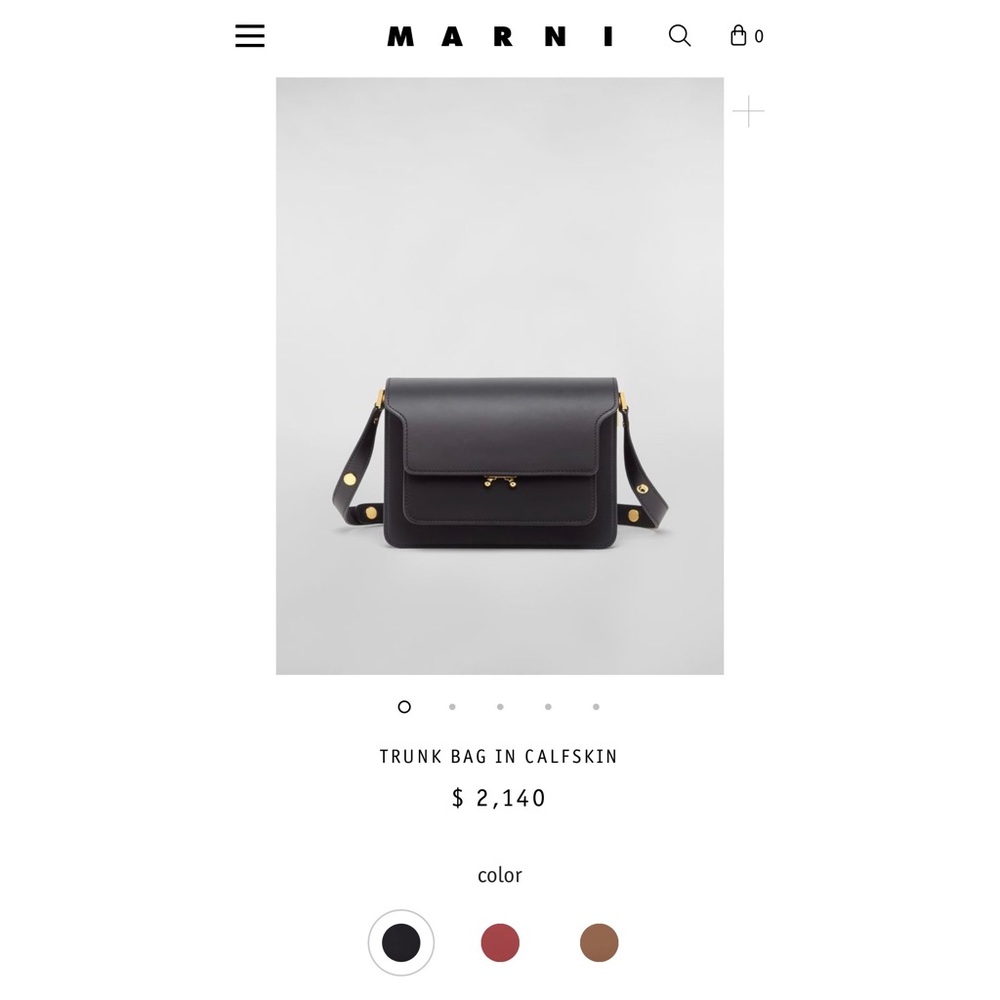 Marni trunk shoulder bag